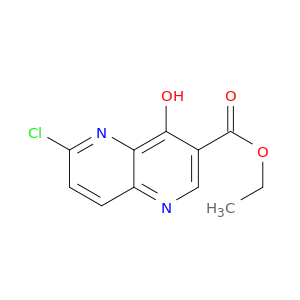 1,5-Naphthyridine-3-carboxylic acid, 6-chloro-4-hydroxy-, ethyl ester