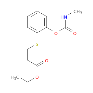 ethyl 3-({2-[(methylcarbamoyl)oxy]phenyl}sulfanyl)propanoate