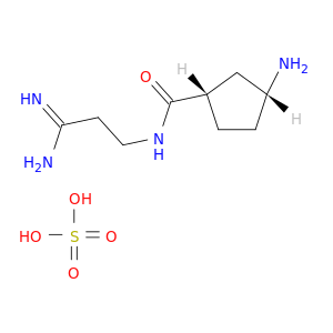 CIS-3-AMINO-N-(3-AMINO-3-IMINOPROPYL)CYCLOPENTANECARBOXAMIDE SULFATE (1:1)