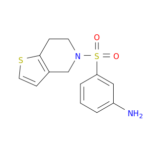 3-{4H,5H,6H,7H-Thieno[3,2-c]pyridine-5-sulfonyl}aniline