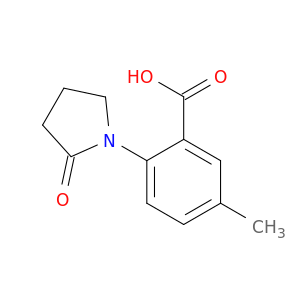 5-Methyl-2-(2-oxopyrrolidin-1-yl)benzoic Acid