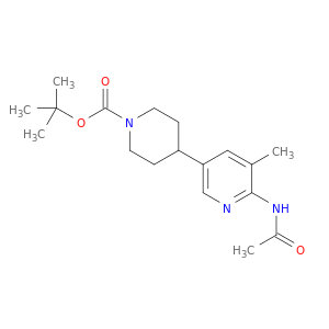 tert-Butyl 4-(6-acetamido-5-methylpyridin-3-yl)piperidine-1-carboxylate