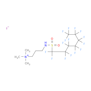 1-丙氨酸,N,N,N-三甲基-3-[(1,1,2,2,3,3,4,4,4,5,6,6,7,7,7,7-五氟庚二氟庚腈)磺酰基]氨基]-,碘化物(1：1)