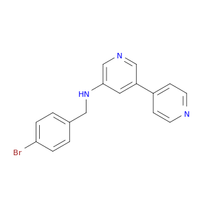 [3,4'-Bipyridin]-5-amine, N-[(4-bromophenyl)methyl]-