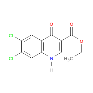 3-Quinolinecarboxylic acid, 6,7-dichloro-1,4-dihydro-4-oxo-, ethyl ester