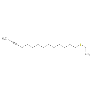 2-Tetradecyne, 14-(ethylthio)-