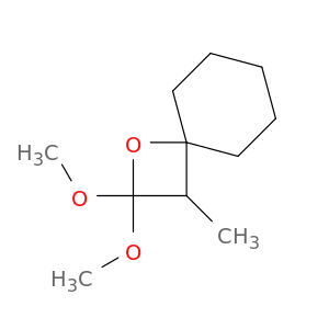 1-Oxaspiro[3.5]nonane, 2,2-dimethoxy-3-methyl-