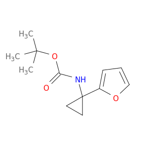 N-[1-(2-呋喃基)环丙基]氨基甲酸叔丁酯