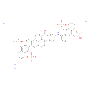 Anthra[2,1,9-mna]萘[2,3-h]吖啶-5(16h)-4-[[9,10-双(磺氧基)-1-蒽基]氨基]-10,15-BIS(磺酰氧)-,钠盐(1：4)