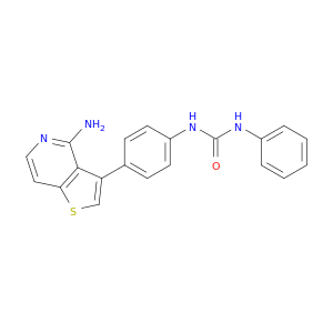 Urea, N-[4-(4-aminothieno[3,2-c]pyridin-3-yl)phenyl]-N'-phenyl-