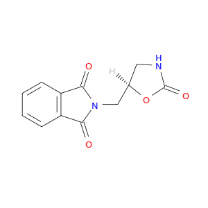 1H-Isoindole-1,3(2H)-dione, 2-[[(5R)-2-oxo-5-oxazolidinyl]methyl]-