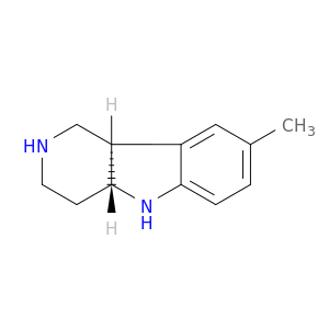 1h-pyrido(4,3-b)indole, 2,3,4,4a,5,9b-hexahydro-8-methyl-, trans-