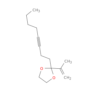 1,3-Dioxolane, 2-(1-methylethenyl)-2-(3-octynyl)-