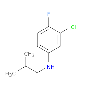 3-Chloro-4-fluoro-N-(2-methylpropyl)aniline