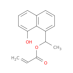 2-Propenoic acid, 1-(8-hydroxy-1-naphthalenyl)ethyl ester