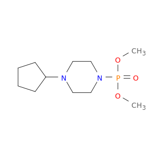 Phosphonic acid, (4-cyclopentyl-1-piperazinyl)-, dimethyl ester