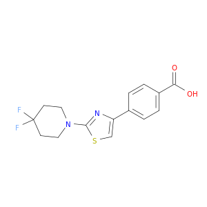 Benzoic acid, 4-[2-(4,4-difluoro-1-piperidinyl)-4-thiazolyl]-