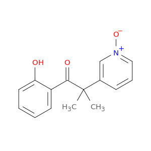 1-Propanone, 1-(2-hydroxyphenyl)-2-methyl-2-(1-oxido-3-pyridinyl)-