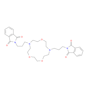 2-[3-[13-[3-(1,3-dioxoisoindol-2-yl)propyl]-1,4,10-trioxa-7,13-diazacyclopentadec-7-yl]propyl]isoindole-1,3-dione