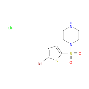 1-((5-Bromothiophen-2-yl)sulfonyl)piperazine hydrochloride