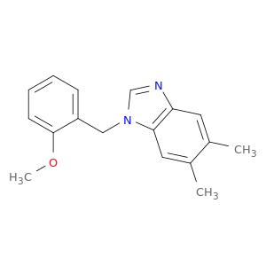 1-[(2-Methoxyphenyl)methyl]-5,6-dimethyl-1H-1,3-benzodiazole
