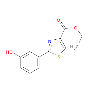 乙基2-(3-羟基苯基)-4-噻唑羧酸盐