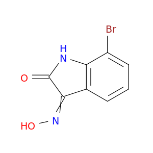 7-Bromo-3-(hydroxyimino)indolin-2-one
