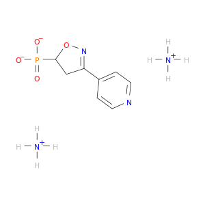 Phosphonic acid,[4,5-dihydro-3-(4-pyridinyl)-5-isoxazolyl]-, diammonium salt (9CI)