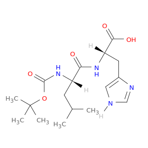 L-Histidine, N-[N-[(1,1-dimethylethoxy)carbonyl]-L-leucyl]-