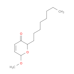 2H-Pyran-3(6H)-one, 6-methoxy-2-octyl-