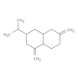 Naphthalene, decahydro-1,6-bis(methylene)-3-(1-methylethyl)-