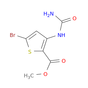 甲基5-溴-3-脲基噻吩-2-羧酸酯