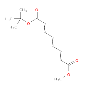 2,4,6-Octatrienedioic acid, 1-(1,1-dimethylethyl) 8-methyl ester