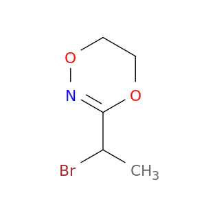 1,4,2-Dioxazine, 3-(1-bromoethyl)-5,6-dihydro-