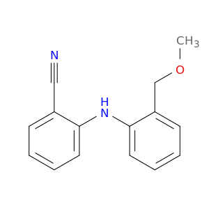 2-{[2-(methoxymethyl)phenyl]amino}benzonitrile
