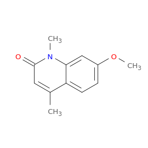 2(1H)-Quinolinone, 7-methoxy-1,4-dimethyl-