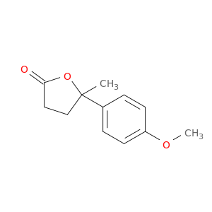 2(3H)-Furanone, dihydro-5-(4-methoxyphenyl)-5-methyl-