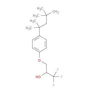 2-Propanol, 1,1,1-trifluoro-3-[4-(1,1,3,3-tetramethylbutyl)phenoxy]-