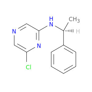 Pyrazinamine, 6-chloro-N-[(1S)-1-phenylethyl]-