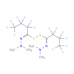 N-[[1-(N-DIMETHYLAMINO-C-(1,1,2,2,3,3,3-HEPTAFLUOROPROPYL)CARBONIMIDOYL)DISULFANYL-2,2,3,3,4,4,4-HEPTAFLUORO-BUTYLIDENE]AMINO]-N-METHYL-METHANAMINE