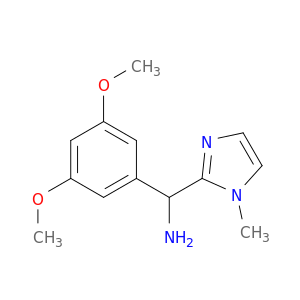 (3,5-Dimethoxyphenyl)(1-methyl-1H-imidazol-2-yl)methanamine