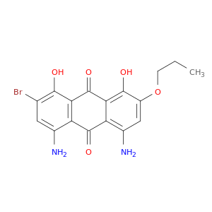 9,10-Anthracenedione, 4,5-diamino-2-bromo-1,8-dihydroxy-7-propoxy-