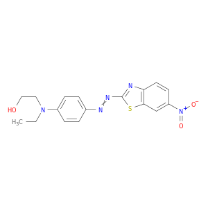 Ethanol, 2-[ethyl[4-[(6-nitro-2-benzothiazolyl)azo]phenyl]amino]-