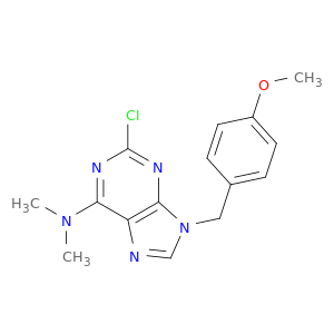 9H-Purin-6-amine,2-chloro-9-[(4-methoxyphenyl)methyl]-N,N-dimethyl-