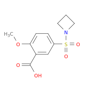 Benzoic acid, 5-(1-azetidinylsulfonyl)-2-methoxy-