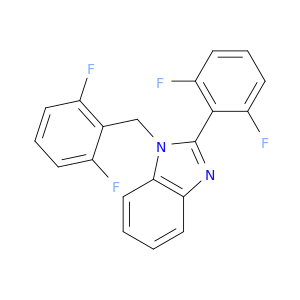 1H-Benzimidazole, 2-(2,6-difluorophenyl)-1-((2,6-difluorophenyl)methyl)-