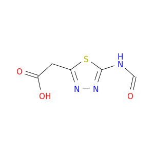 1,3,4-Thiadiazole-2-acetic acid, 5-(formylamino)-