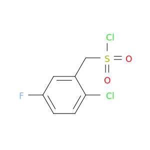 (2-chloro-5-fluorophenyl)methanesulfonyl chloride