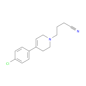 1(2H)-Pyridinebutanenitrile, 4-(4-chlorophenyl)-3,6-dihydro-
