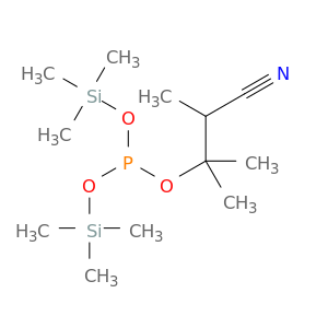 Phosphorous acid, 2-cyano-1,1-dimethylpropyl bis(trimethylsilyl) ester